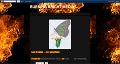 Desktop Screenshot of burningbrightmedia.blogspot.com