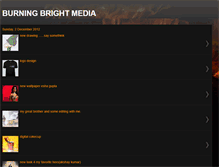 Tablet Screenshot of burningbrightmedia.blogspot.com