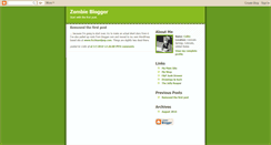 Desktop Screenshot of imazombie.blogspot.com