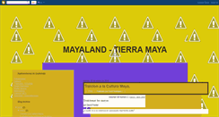 Desktop Screenshot of mayaland-tierramaya.blogspot.com