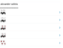 Tablet Screenshot of alexcalleia.blogspot.com