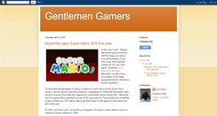 Desktop Screenshot of gentlemengamers.blogspot.com