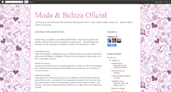 Desktop Screenshot of modaebelezaoficial.blogspot.com