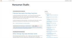 Desktop Screenshot of hanouman-studio.blogspot.com