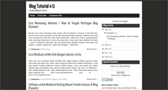 Desktop Screenshot of blog-tutorial4u.blogspot.com