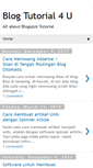Mobile Screenshot of blog-tutorial4u.blogspot.com