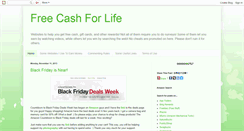 Desktop Screenshot of freecashforlife.blogspot.com