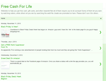 Tablet Screenshot of freecashforlife.blogspot.com