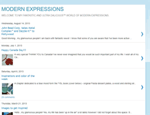 Tablet Screenshot of modern-expressions.blogspot.com