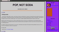Desktop Screenshot of popnotsoda.blogspot.com