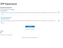 Tablet Screenshot of dtpkapatilamaz.blogspot.com