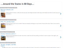 Tablet Screenshot of 48states80days.blogspot.com
