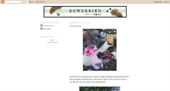 Desktop Screenshot of bowerbirdcraft.blogspot.com