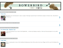Tablet Screenshot of bowerbirdcraft.blogspot.com
