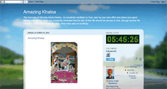 Desktop Screenshot of amazingkhalsa.blogspot.com