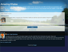 Tablet Screenshot of amazingkhalsa.blogspot.com