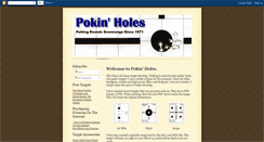 Desktop Screenshot of pokin-holes.blogspot.com