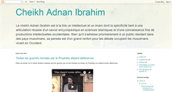 Desktop Screenshot of cheikh-adnan.blogspot.com