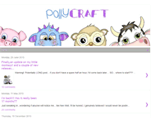 Tablet Screenshot of pollycraftdesigns.blogspot.com