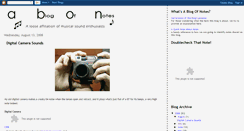 Desktop Screenshot of ablogofnotes.blogspot.com