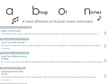 Tablet Screenshot of ablogofnotes.blogspot.com