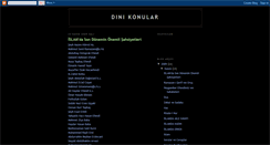 Desktop Screenshot of melekforum-dinikonular.blogspot.com