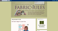 Desktop Screenshot of fabricjules.blogspot.com