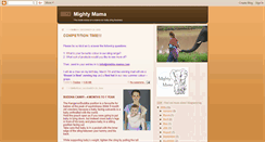 Desktop Screenshot of mightymamaslings.blogspot.com