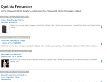 Tablet Screenshot of cynthiafernandezfan.blogspot.com