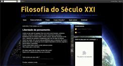 Desktop Screenshot of filosofiadoseculoxx.blogspot.com
