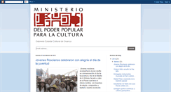 Desktop Screenshot of culturaguarico.blogspot.com