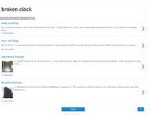 Tablet Screenshot of mybrokenclock.blogspot.com