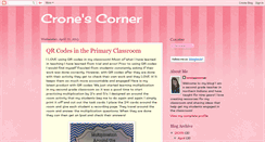 Desktop Screenshot of cronescorner.blogspot.com