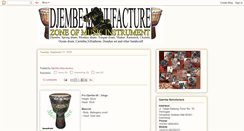 Desktop Screenshot of djembemanufacture.blogspot.com