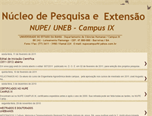 Tablet Screenshot of nupecampus9.blogspot.com