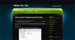 Desktop Screenshot of hacks2enjoy.blogspot.com