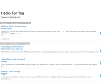 Tablet Screenshot of hacks2enjoy.blogspot.com