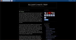 Desktop Screenshot of elijahsthoughts.blogspot.com