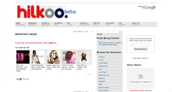 Desktop Screenshot of hilkoo.blogspot.com