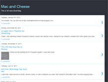 Tablet Screenshot of maccaroni-and-cheese.blogspot.com