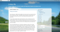 Desktop Screenshot of livinglifeblog.blogspot.com