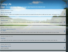 Tablet Screenshot of livinglifeblog.blogspot.com