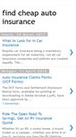 Mobile Screenshot of findcheap-autoinsurance.blogspot.com