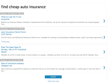 Tablet Screenshot of findcheap-autoinsurance.blogspot.com