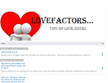 Tablet Screenshot of lovefactors.blogspot.com