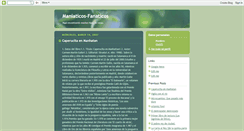 Desktop Screenshot of maniaticosfanaticos.blogspot.com