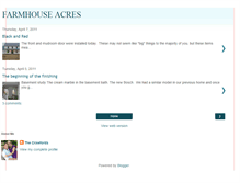 Tablet Screenshot of farmhouseacres.blogspot.com