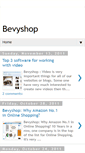 Mobile Screenshot of bevyshop.blogspot.com