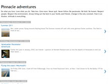 Tablet Screenshot of pinnacleadventures.blogspot.com