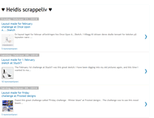 Tablet Screenshot of heidisscrappeliv.blogspot.com